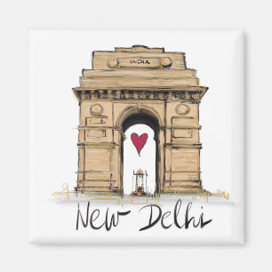 Aimant J'aime New Delhi