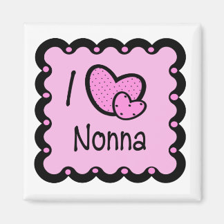 Aimant J'Aime Nonna mignonne T-shirt