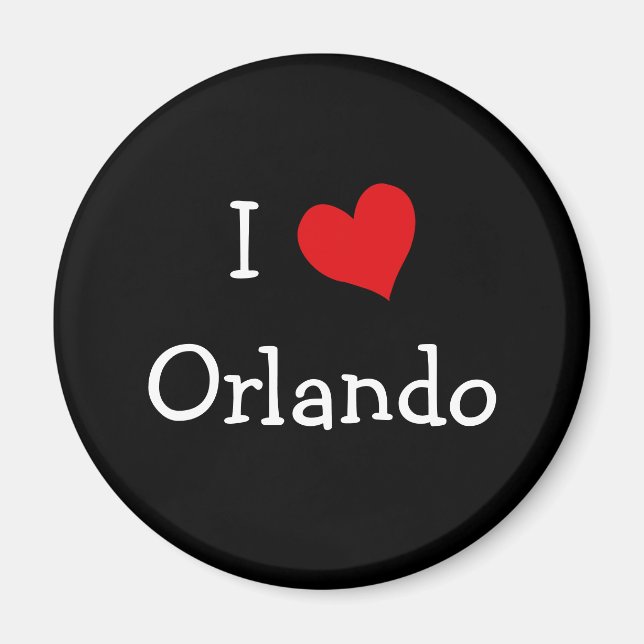 Aimant J'aime Orlando (Devant)