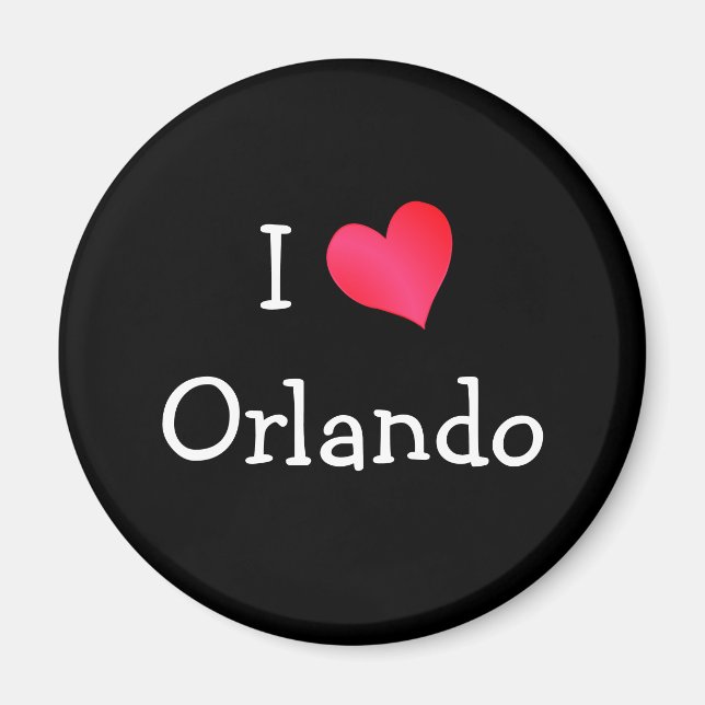 Aimant J'aime Orlando (Devant)