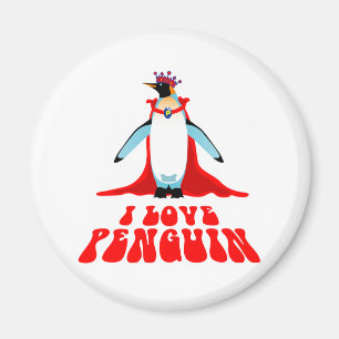 Aimant J'aime Penguin