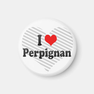 Aimant J'aime Perpignan, France