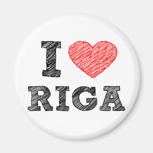Aimant J'aime Riga