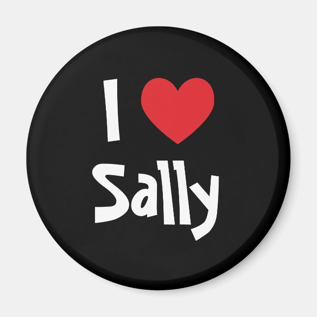 Aimant J'aime Sally (Devant)