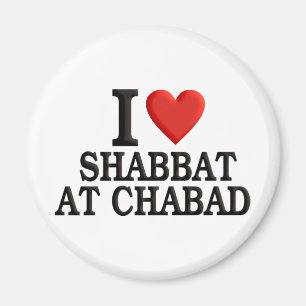 Aimant J'aime Shabbat chez Chabad