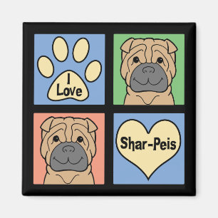 Aimant J'aime Shar-Peis