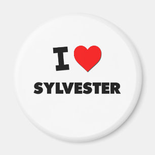 Aimant J'aime Sylvester
