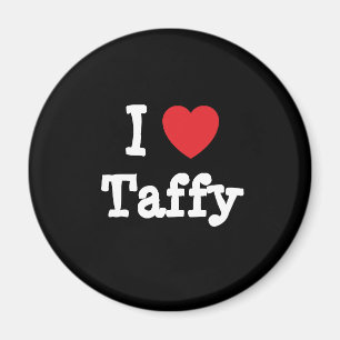 Aimant J'aime Taffy heart T-Shirt