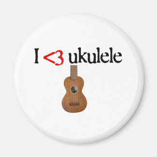 Aimant J'aime ukulele