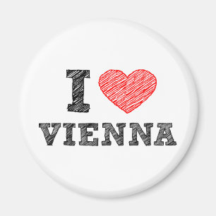Aimant J'aime Vienne