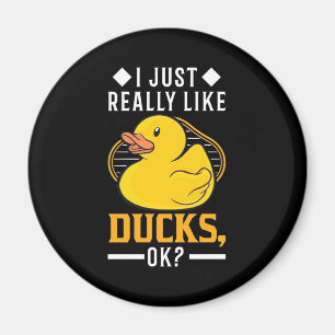 Aimant J'Aime Vraiment Les Canards