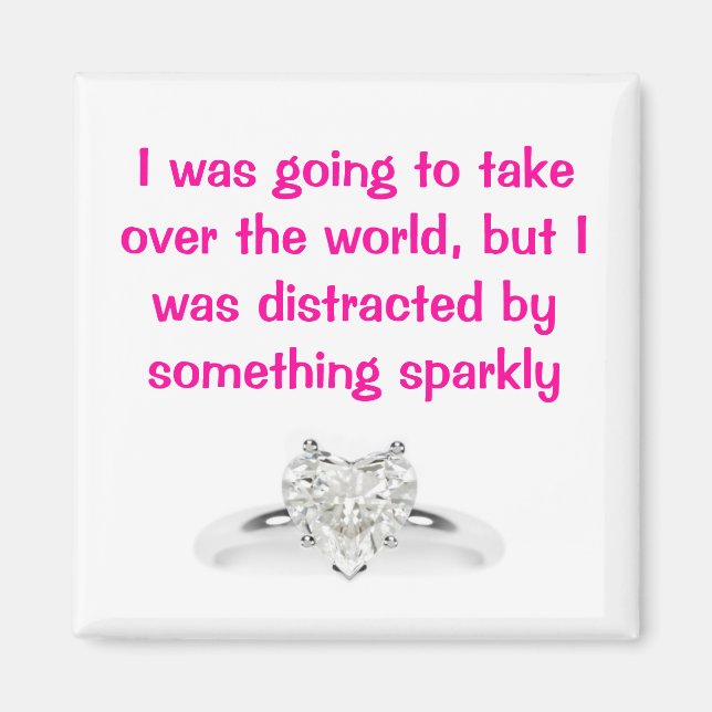 Aimant J'allais prendre le contrôle du monde, b... (Devant)