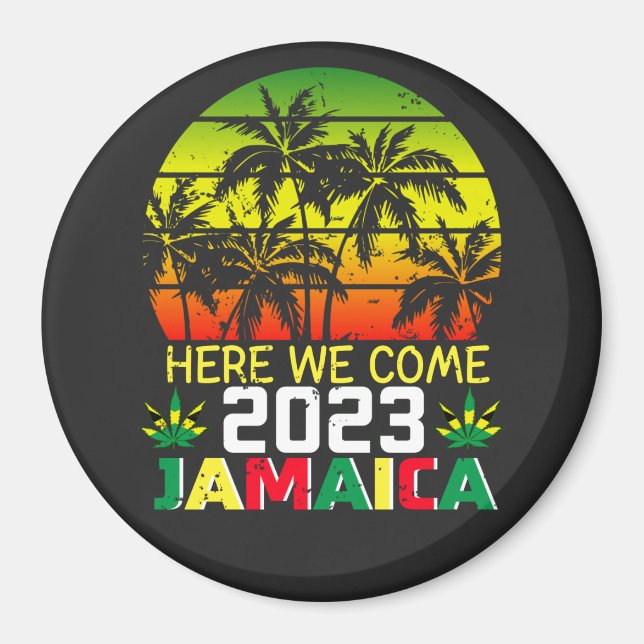 Aimant Jamaïque 2023 Nous voici Cercle (Devant)
