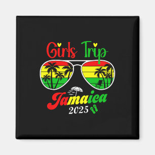 Aimant Jamaïque Famille Réunion Filles Voyage 2025 Vacanc