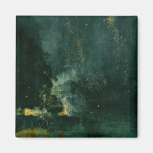 Aimant James Whistler - Nocturne en noir et or