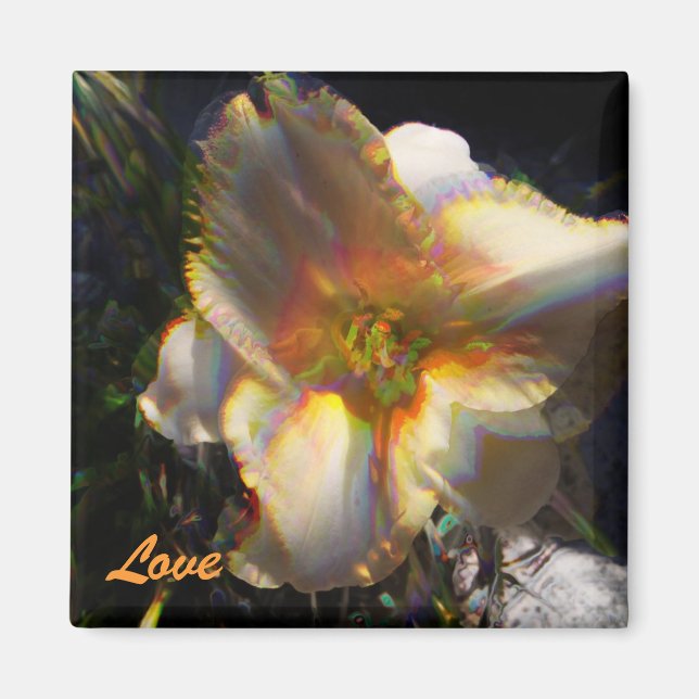 Aimant Janice's Lilly, Love (Devant)