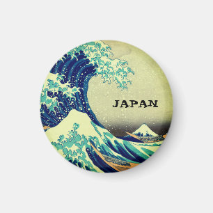 Aimant Japon & Art japonais / Grande vague au large de Ka