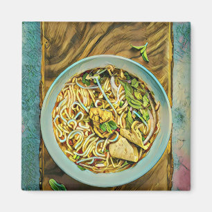 Aimant Japonais amoureux du Ramen
