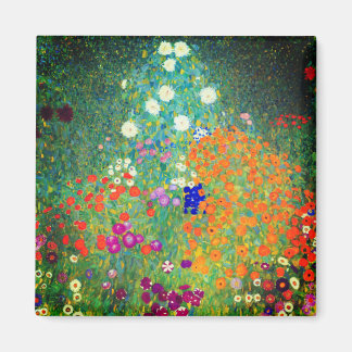 Aimant Jardin aux fleurs Gustav Klimt
