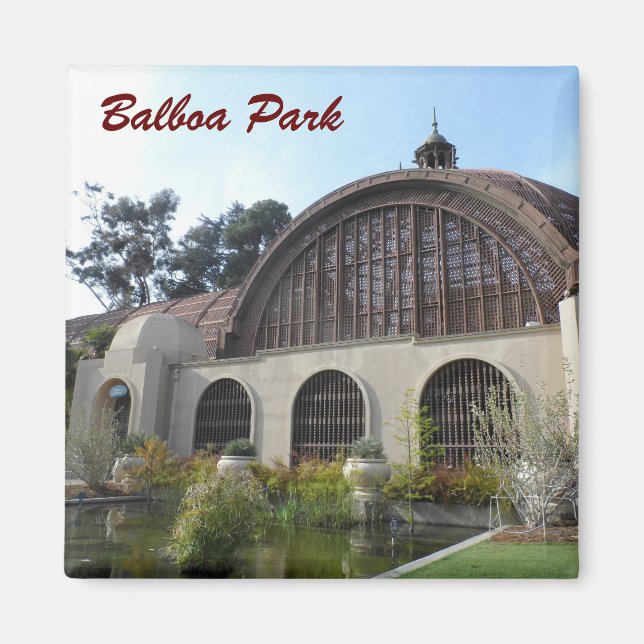 Aimant Jardin botanique du Balboa Park -San Diego (Devant)