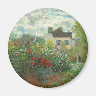 Aimant Jardin d'artiste de Monet à Argenteuil Peinture
