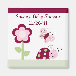 Aimant Jardin de framboise/ Magnat de Baby shower de coca
