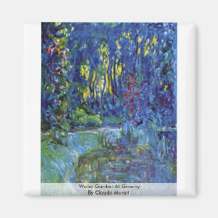 Aimant Jardin de l'eau chez Giverny par Claude Monet