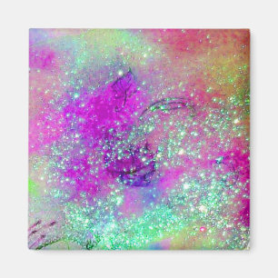 Aimant JARDIN DES OMBRES PERDUES -violet violet rose