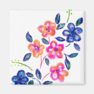 Aimant Jardin fleuri