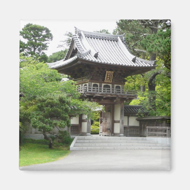 Aimant Jardin japonais de thé à San Francisco (Devant)