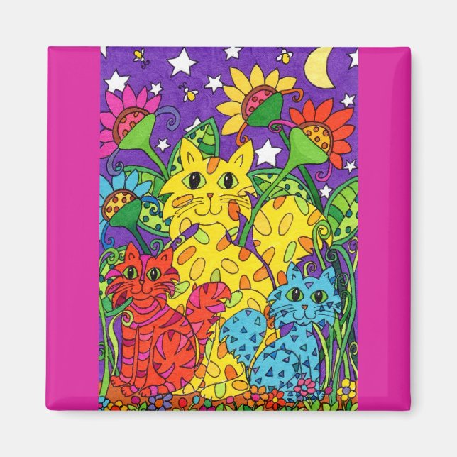 Aimant Jardin nocturne (Devant)