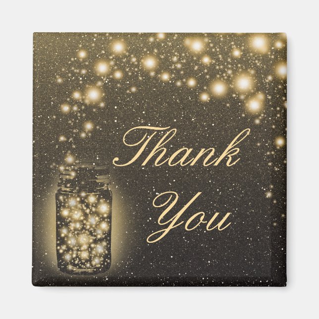 Aimant Jarre De lucioles Avec Étoiles De Nuit (Devant)