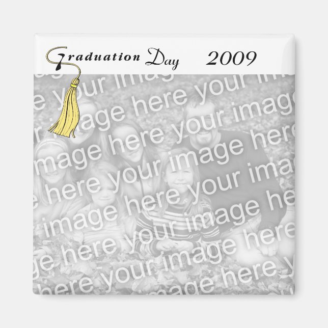 Aimant JAUNE DU Jour D'Études (Devant)