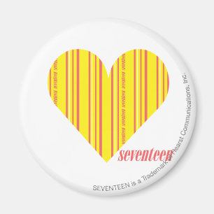 Aimant Jaune mince 3 de rayures
