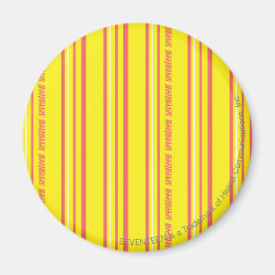 Aimant Jaune mince de rayures