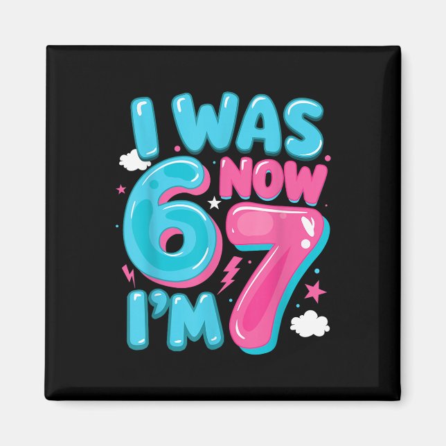 Aimant J'avais six ans maintenant j'ai sept ans 67 Groovy (Devant)