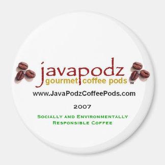 Aimant JavaPodz Collectible "Green" 2007 Réfrigérateur Ma