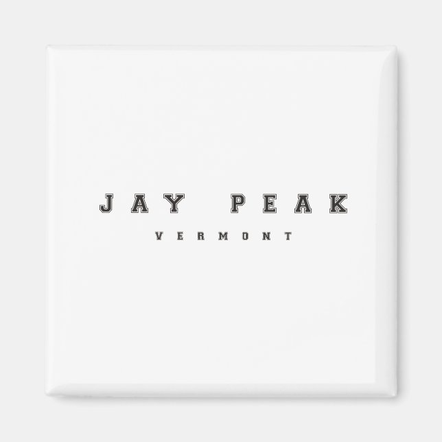Aimant Jay Peak Vermont (Devant)