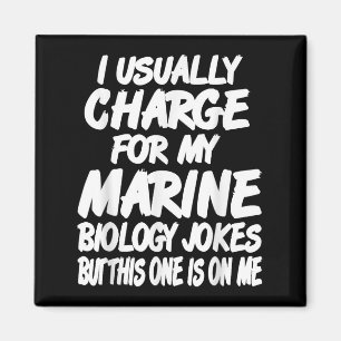 Aimant Je Charge Pour Les Plaisanteries De Biologie Marin