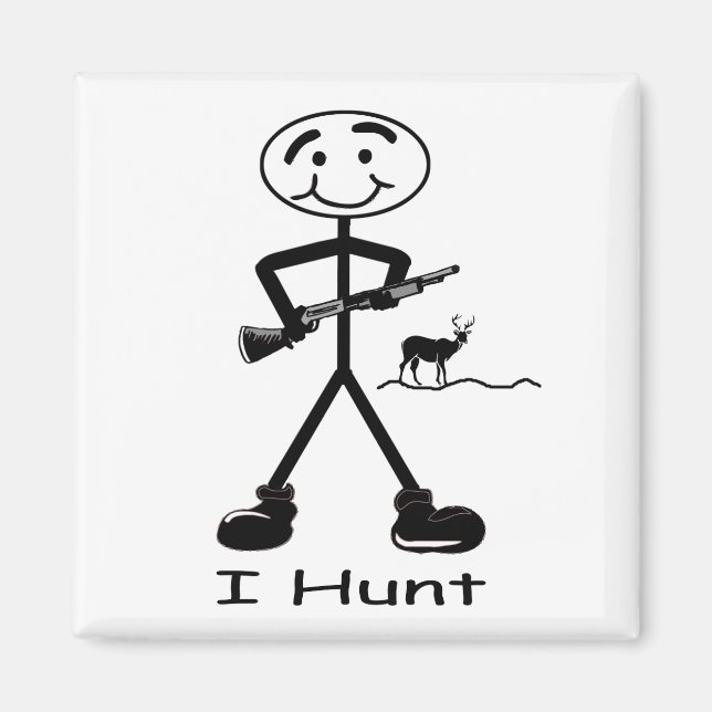 Aimant Je chasse le cerf (Devant)