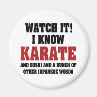 Je connais le karaté ! Et les sushis et d'autres m