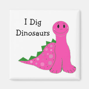 Aimant Je creuse les dinosaures