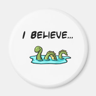 Aimant Je crois au monstre Loch Ness