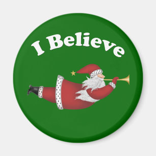 Aimant Je crois voler Père Noël