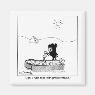 Aimant Je déteste la nourriture avec des agents de