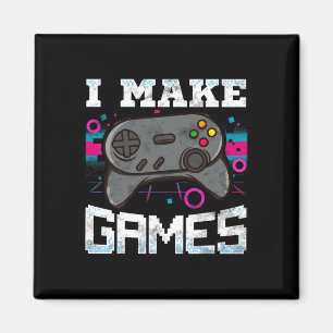 Aimant Je fais des jeux pour cadeau de développeur de jeu