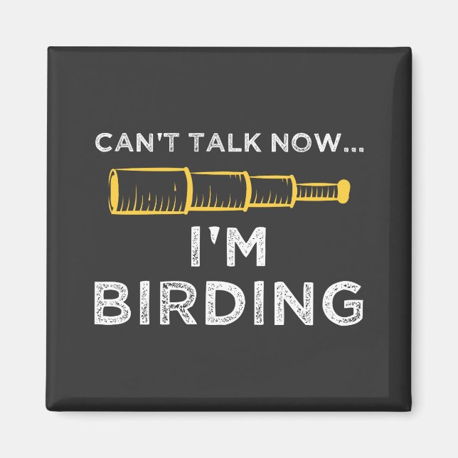 Aimant Je fais du Birding (Devant)