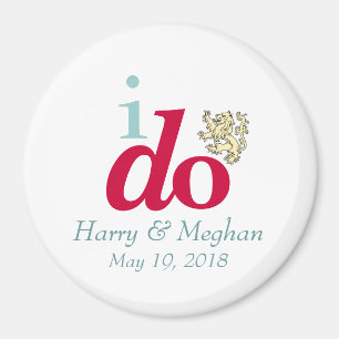 Aimant JE FAIS l'aimant royal de Harry et de mariage de