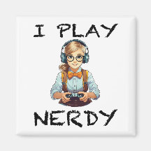 Je joue à la fille de joueur de nerdy