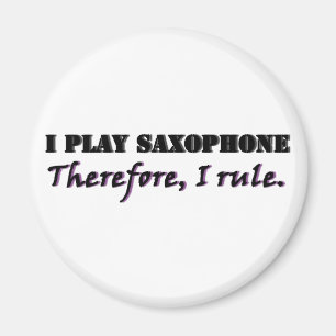 Aimant Je Joue Au Saxophone...